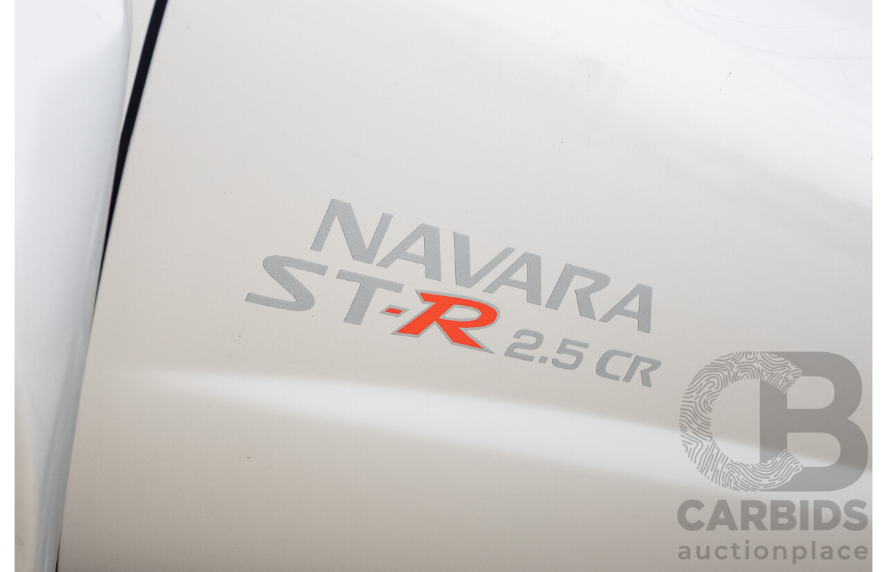 12/2011 Nissan Navara ST-R (4x4) D22 MY08 Dual Cab P/Up Silver 2.5L