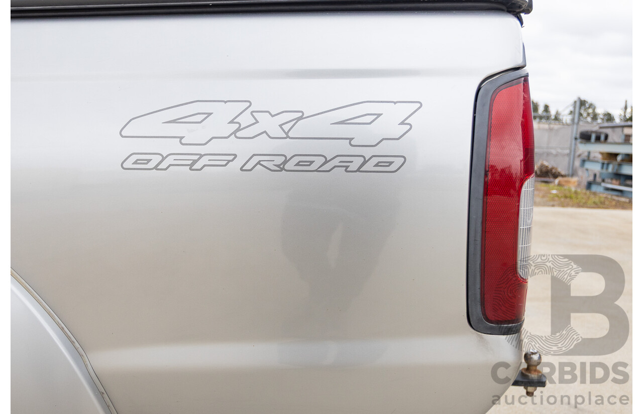 12/2011 Nissan Navara ST-R (4x4) D22 MY08 Dual Cab P/Up Silver 2.5L