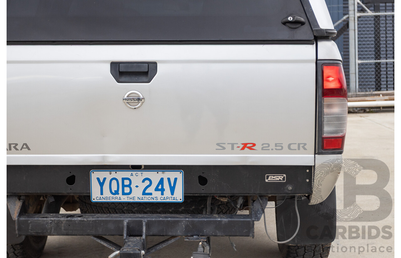 12/2011 Nissan Navara ST-R (4x4) D22 MY08 Dual Cab P/Up Silver 2.5L