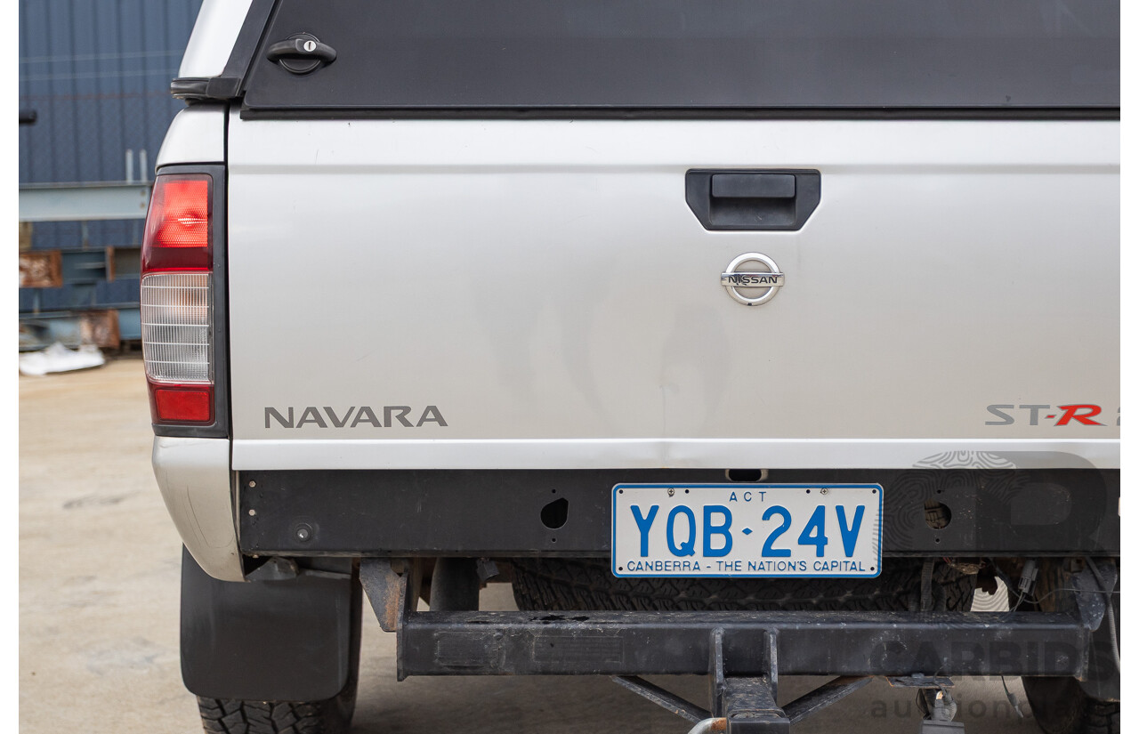 12/2011 Nissan Navara ST-R (4x4) D22 MY08 Dual Cab P/Up Silver 2.5L