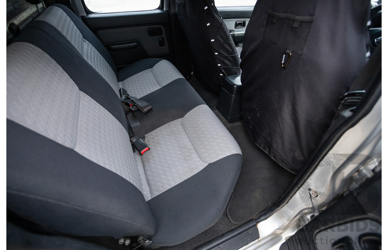 12/2011 Nissan Navara ST-R (4x4) D22 MY08 Dual Cab P/Up Silver 2.5L