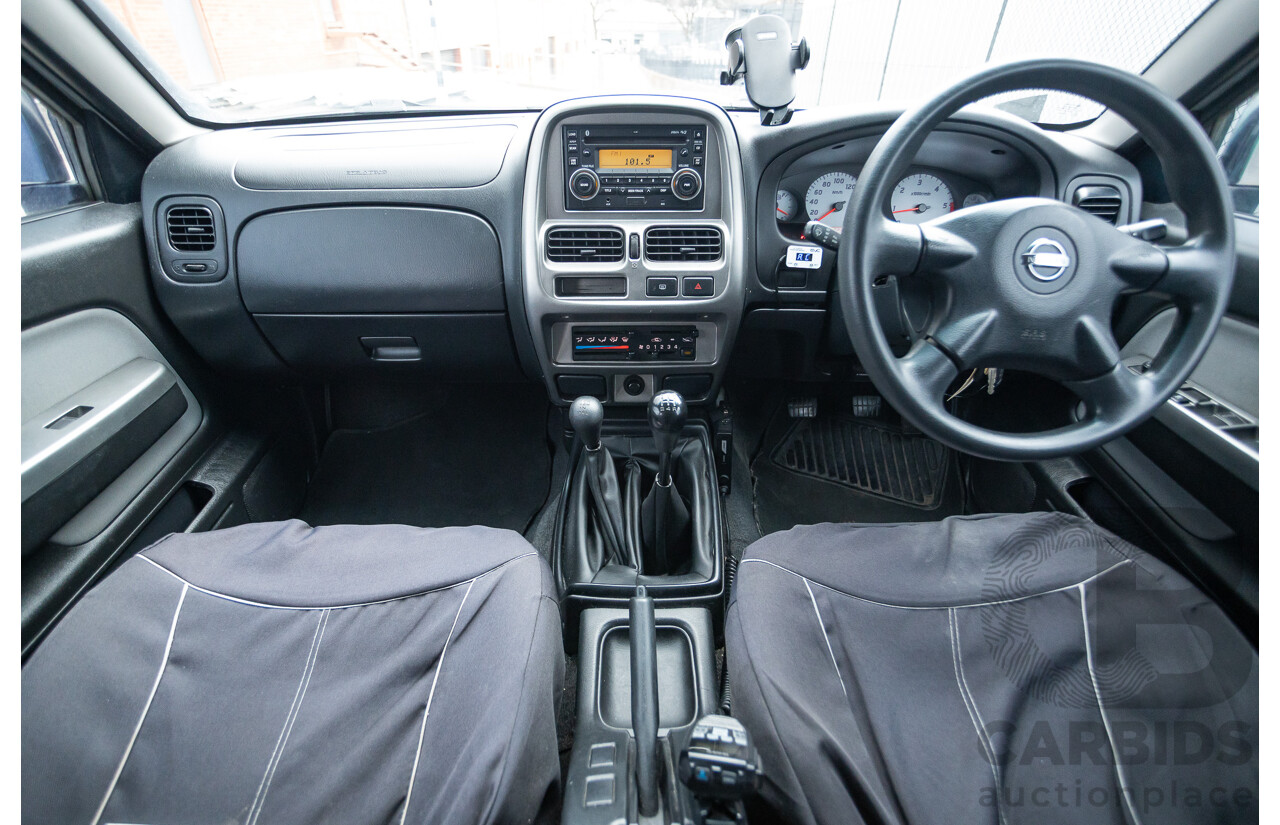 12/2011 Nissan Navara ST-R (4x4) D22 MY08 Dual Cab P/Up Silver 2.5L
