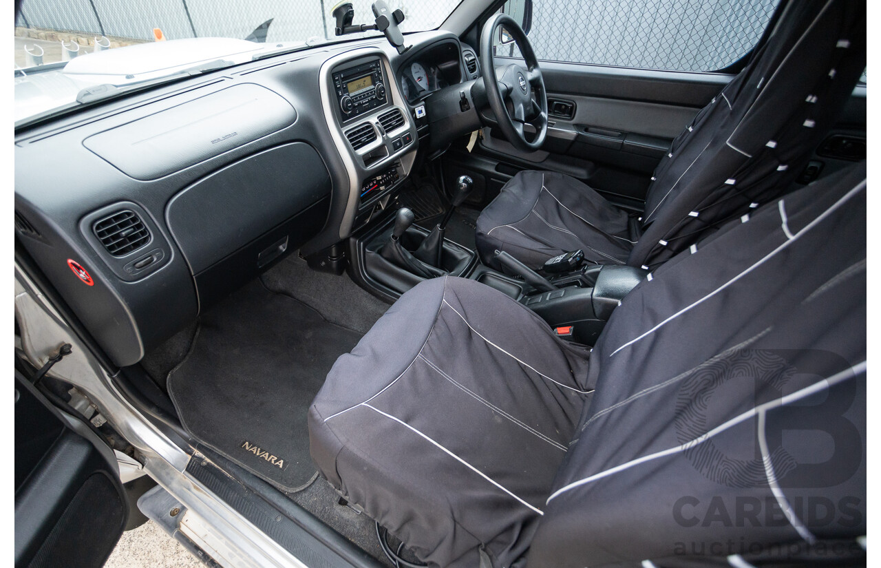 12/2011 Nissan Navara ST-R (4x4) D22 MY08 Dual Cab P/Up Silver 2.5L