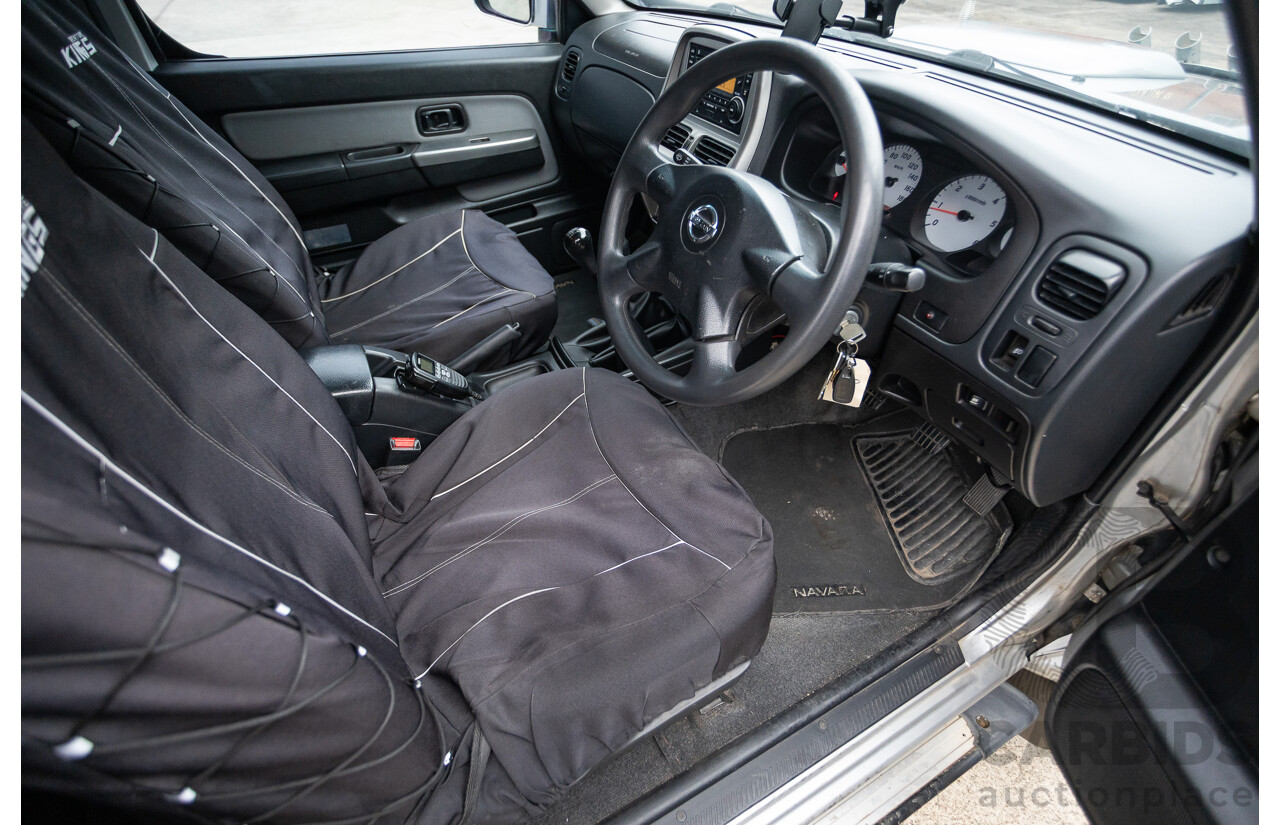 12/2011 Nissan Navara ST-R (4x4) D22 MY08 Dual Cab P/Up Silver 2.5L