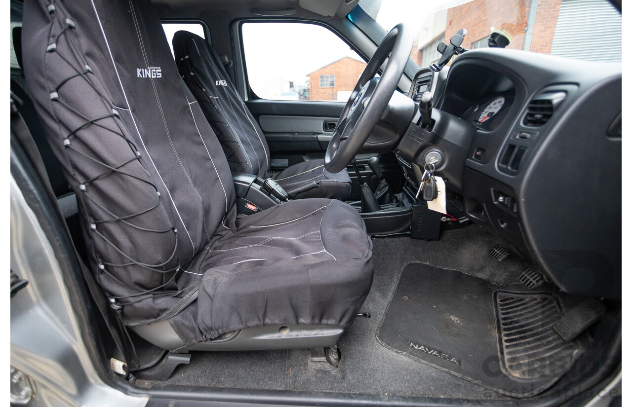 12/2011 Nissan Navara ST-R (4x4) D22 MY08 Dual Cab P/Up Silver 2.5L