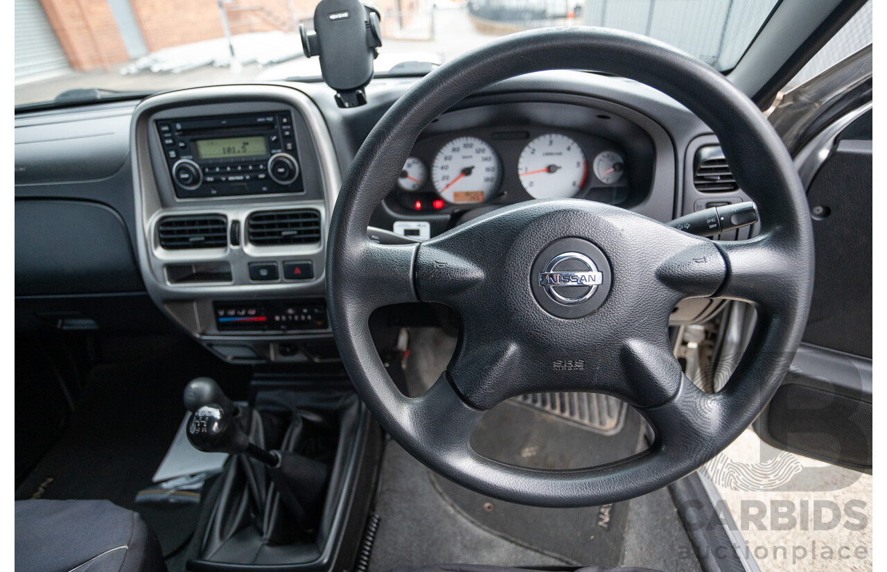 12/2011 Nissan Navara ST-R (4x4) D22 MY08 Dual Cab P/Up Silver 2.5L