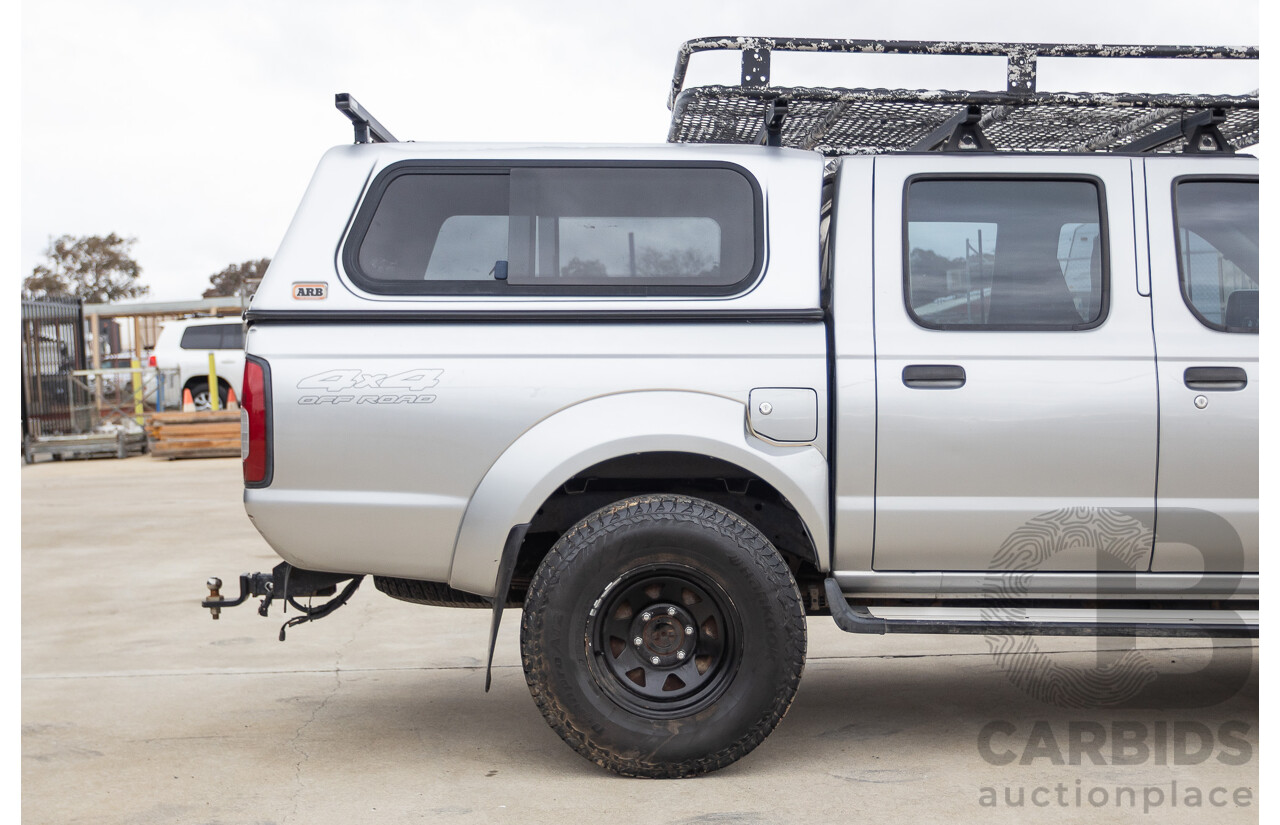12/2011 Nissan Navara ST-R (4x4) D22 MY08 Dual Cab P/Up Silver 2.5L