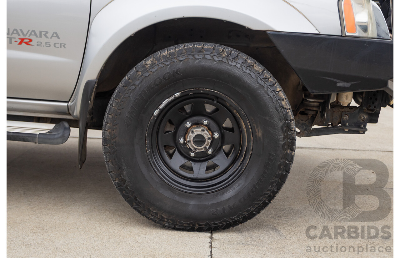 12/2011 Nissan Navara ST-R (4x4) D22 MY08 Dual Cab P/Up Silver 2.5L
