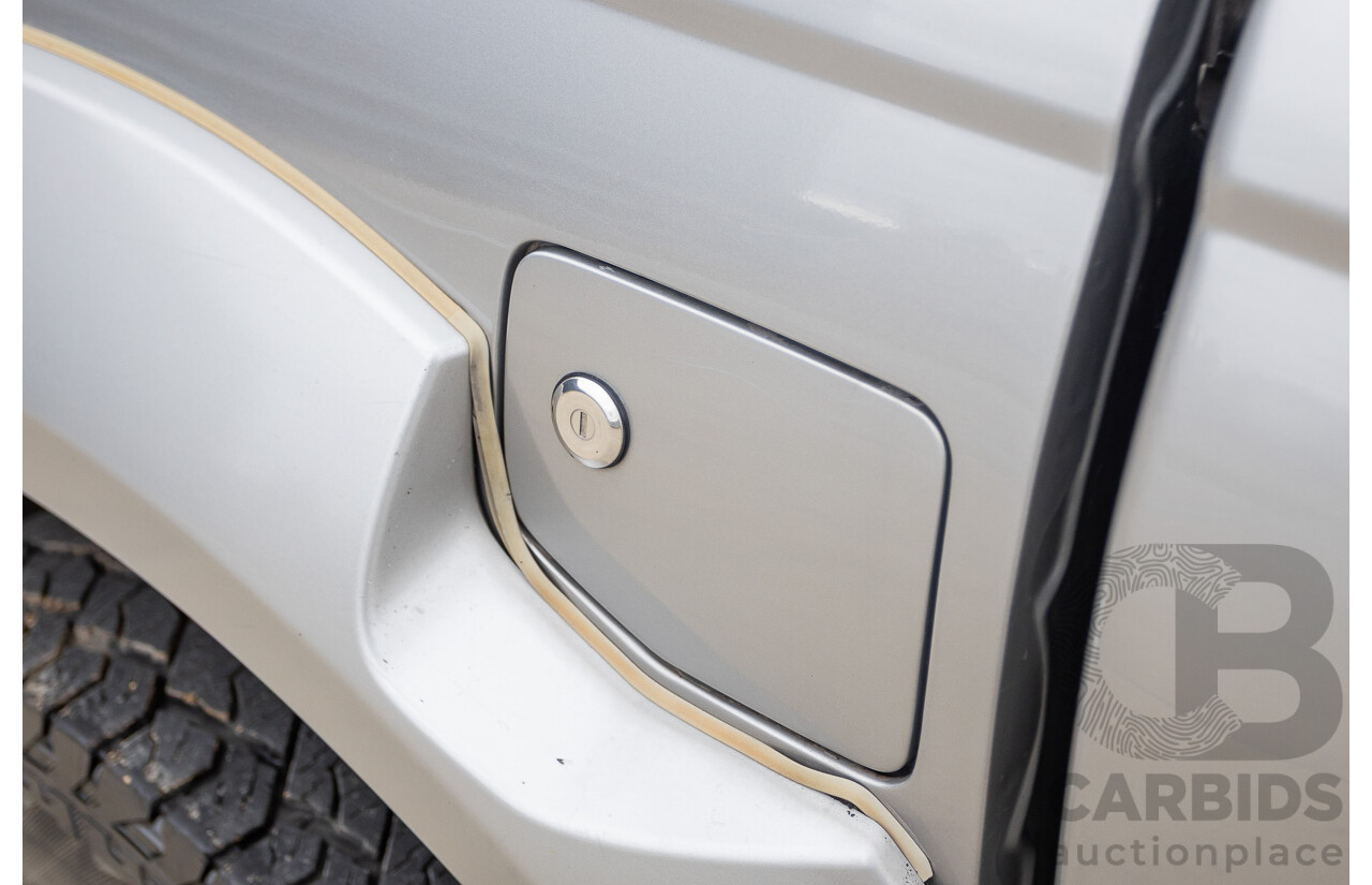 12/2011 Nissan Navara ST-R (4x4) D22 MY08 Dual Cab P/Up Silver 2.5L