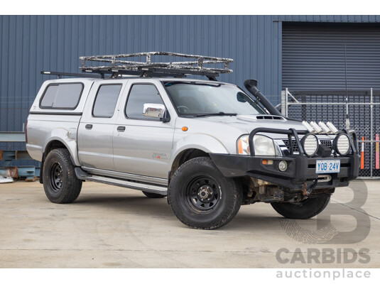 12/2011 Nissan Navara ST-R (4x4) D22 MY08 Dual Cab P/Up Silver 2.5L