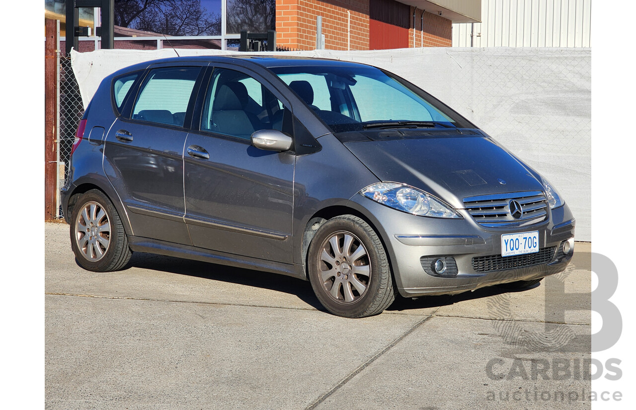 8/2005 Mercedes-Benz A170 Elegance W169 5d Hatchback Silver 1.7L