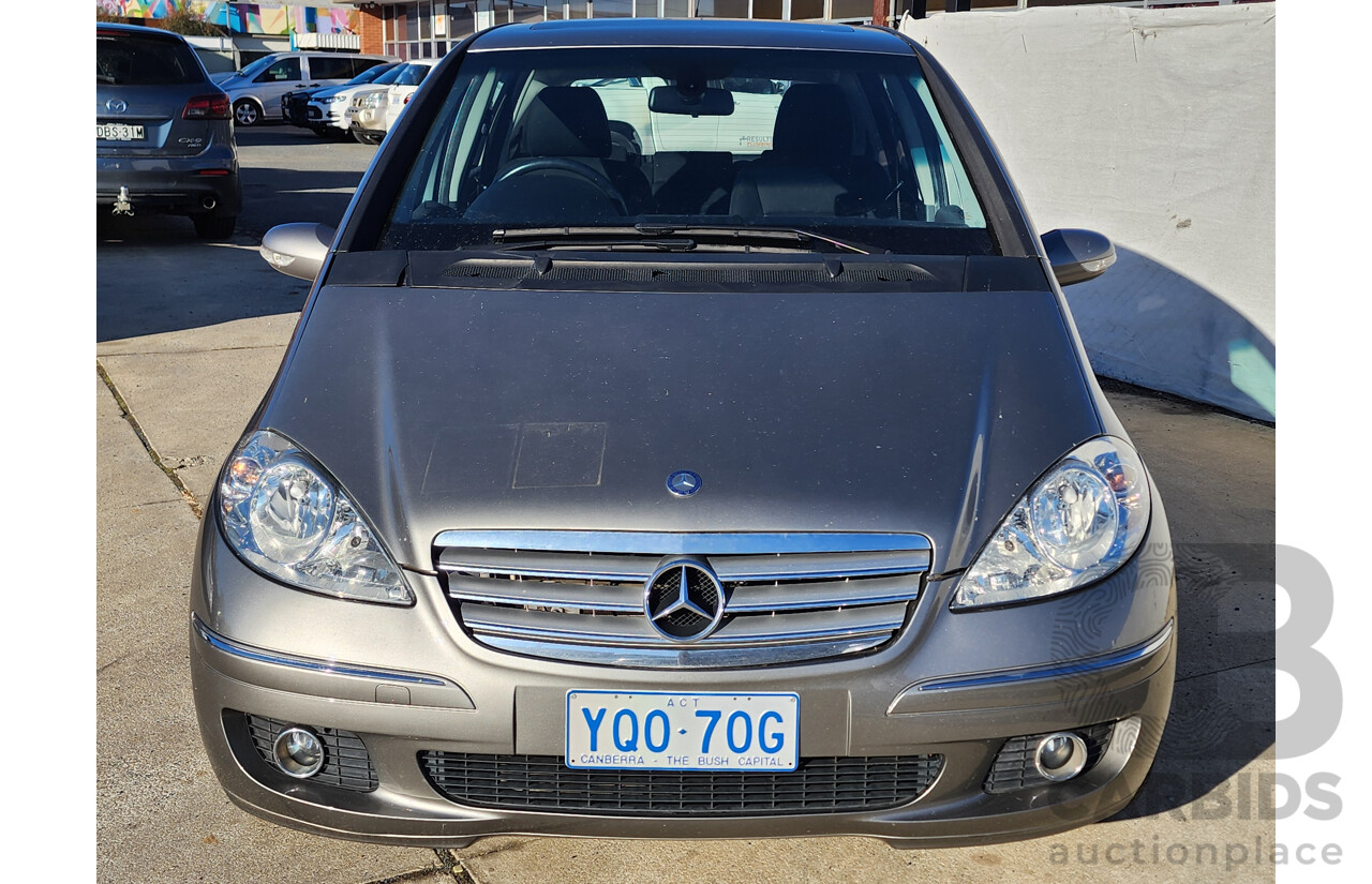 8/2005 Mercedes-Benz A170 Elegance W169 5d Hatchback Silver 1.7L