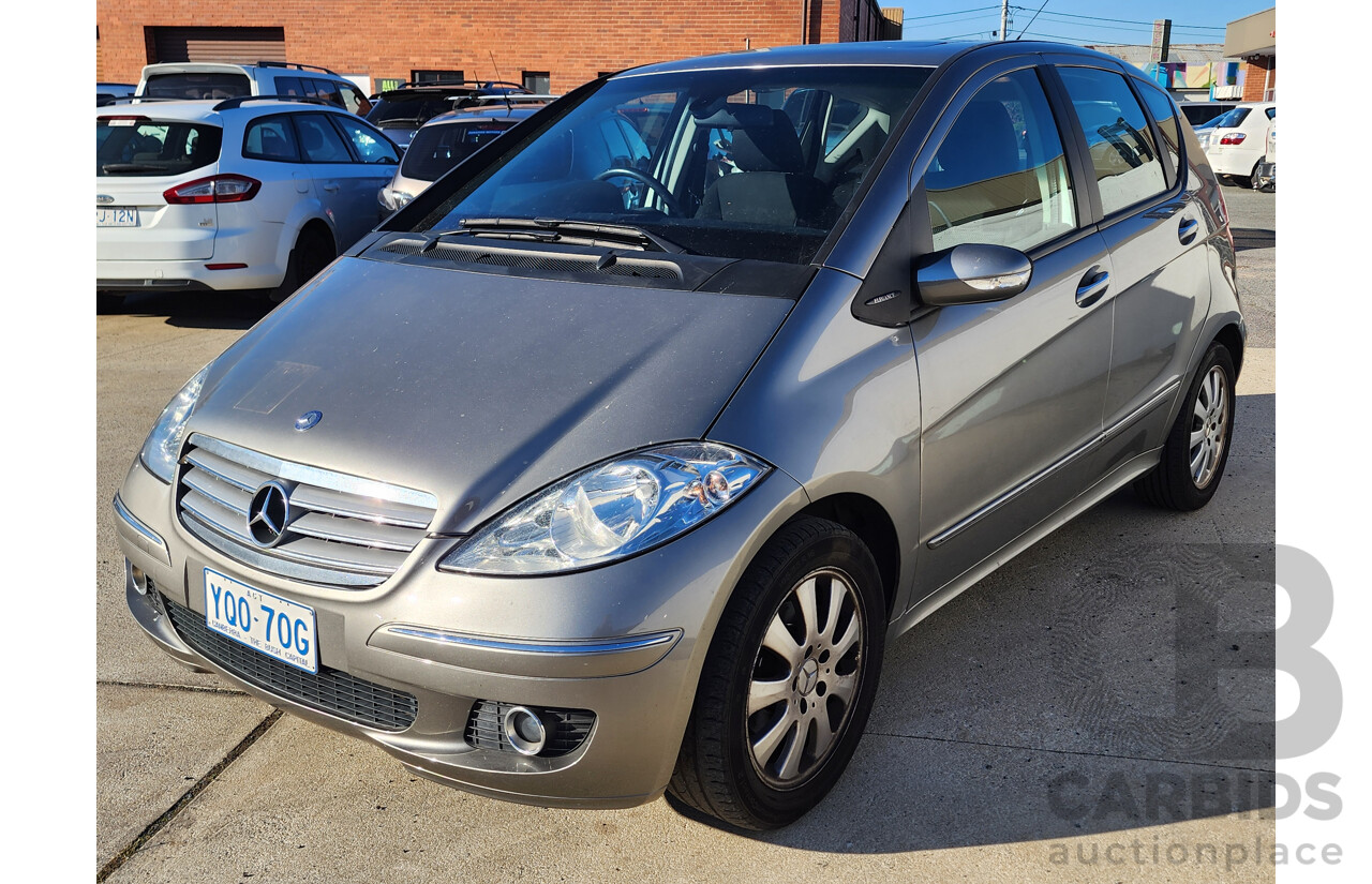 8/2005 Mercedes-Benz A170 Elegance W169 5d Hatchback Silver 1.7L