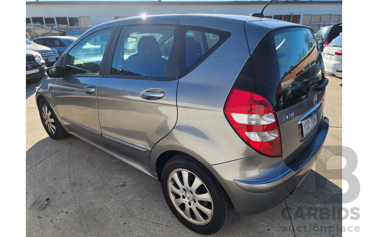 8/2005 Mercedes-Benz A170 Elegance W169 5d Hatchback Silver 1.7L