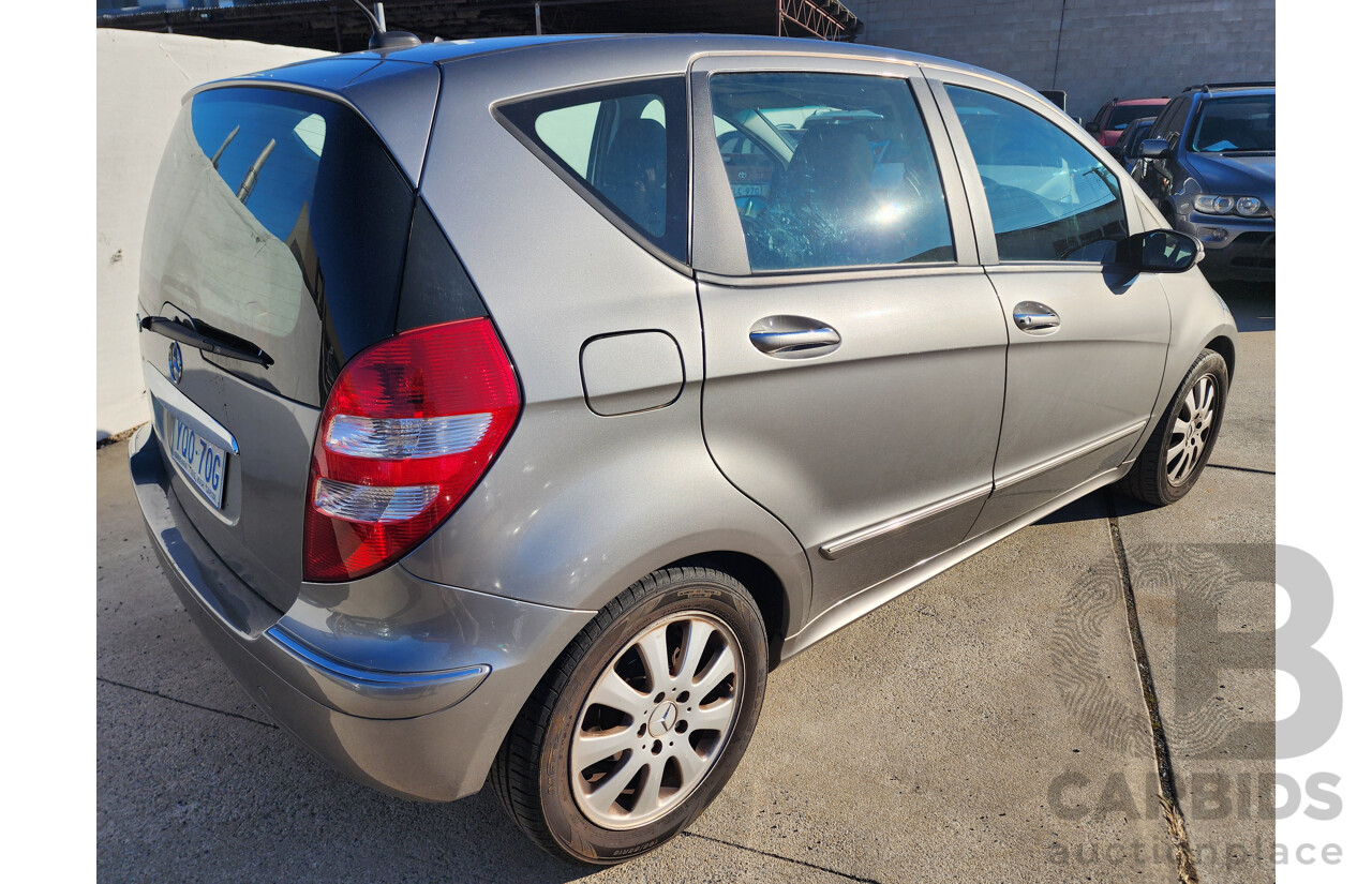 8/2005 Mercedes-Benz A170 Elegance W169 5d Hatchback Silver 1.7L