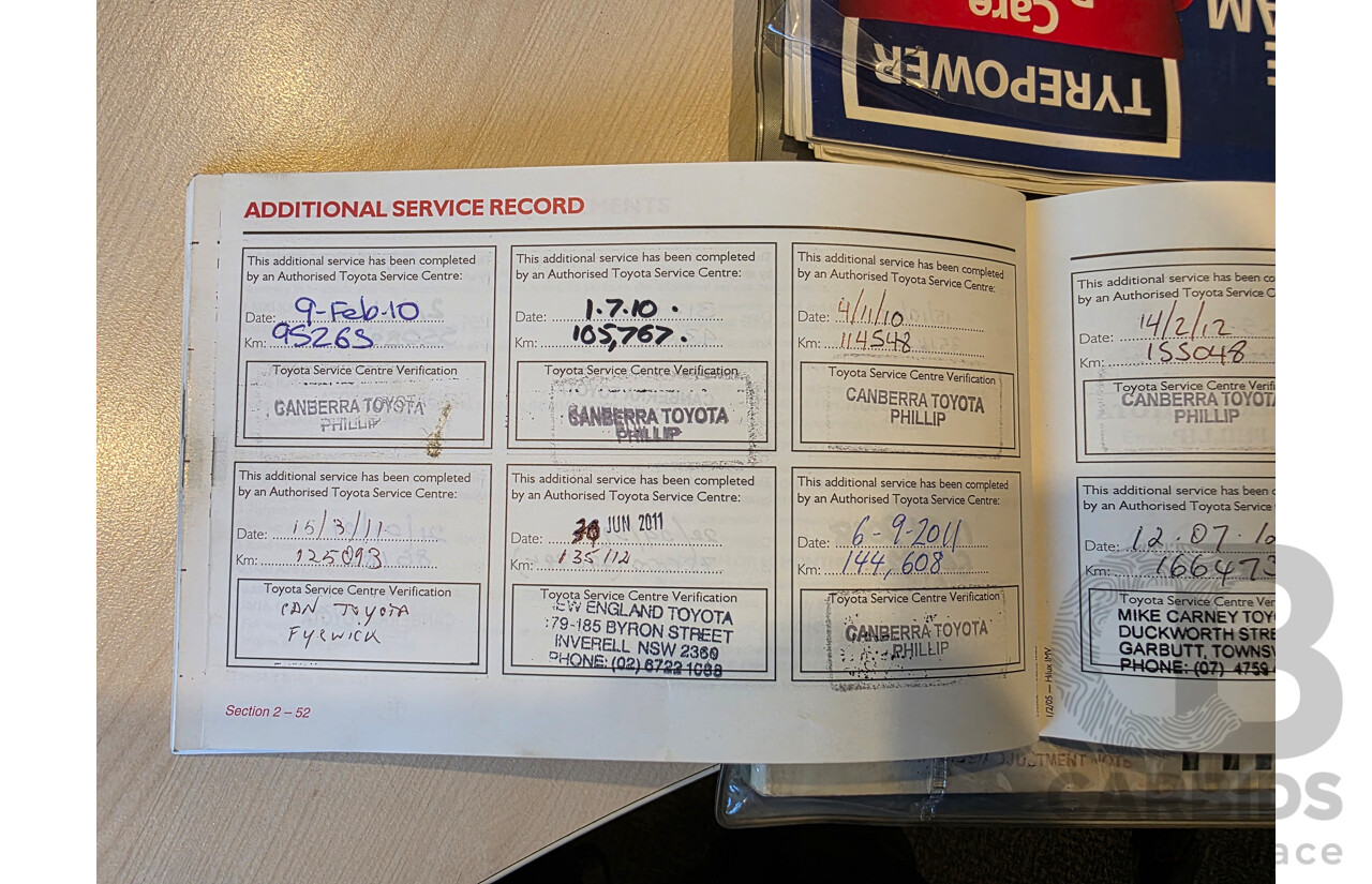 4/2005 Toyota Hilux SR5 (4x4) GGN25R Dual Cab P/Up Silver 4.0L