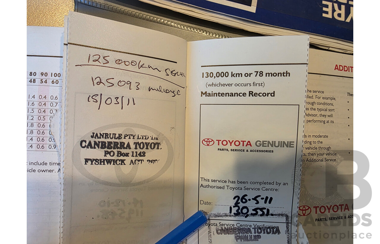 4/2005 Toyota Hilux SR5 (4x4) GGN25R Dual Cab P/Up Silver 4.0L