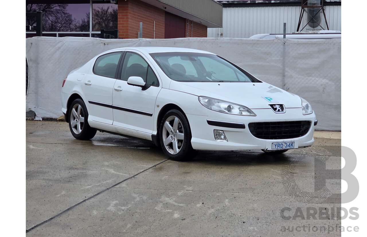 5/2006 Peugeot 407 ST HDi Executive MY05 4d Sedan White Turbo Diesel 2.0L