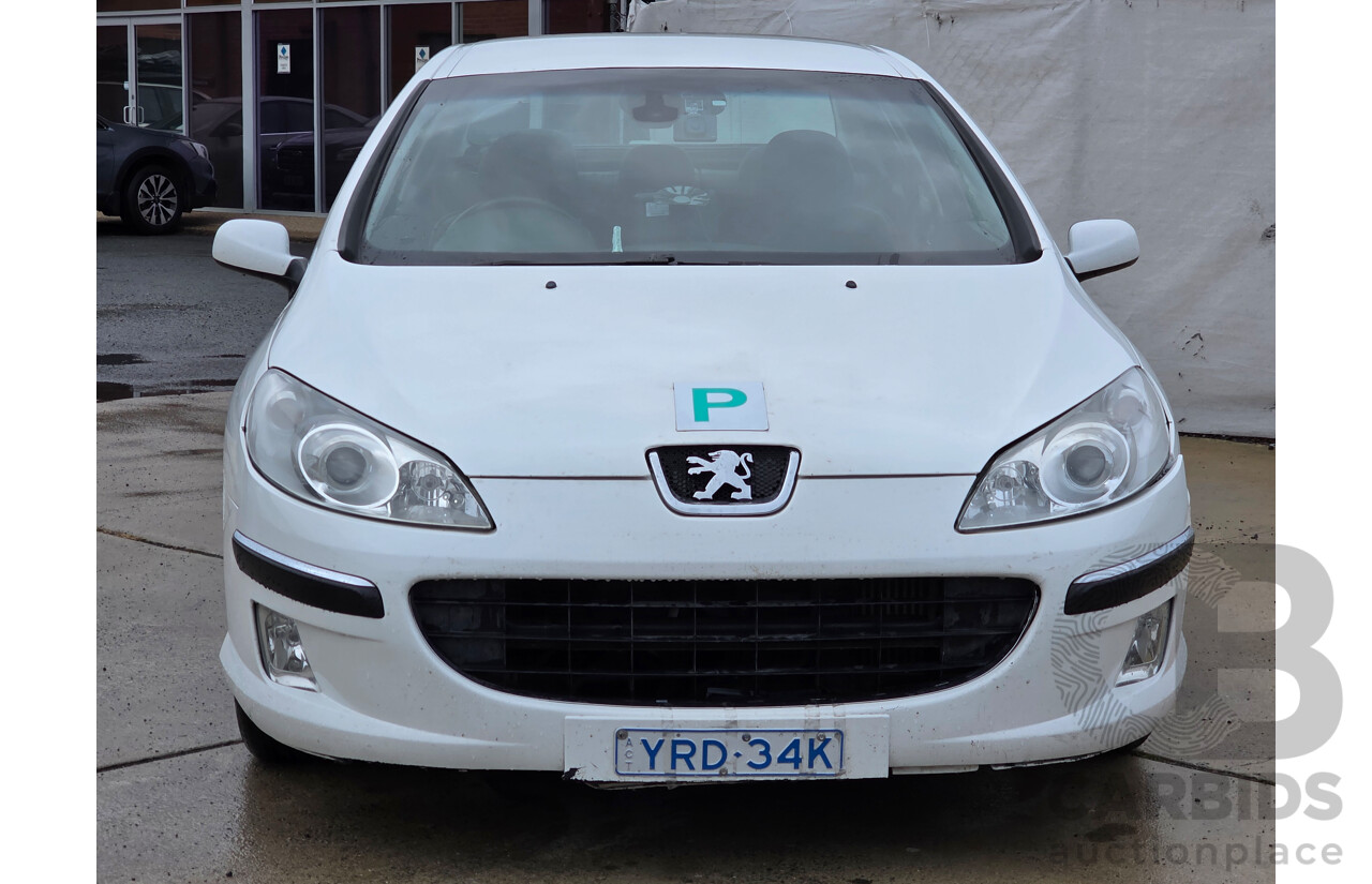5/2006 Peugeot 407 ST HDi Executive MY05 4d Sedan White Turbo Diesel 2.0L