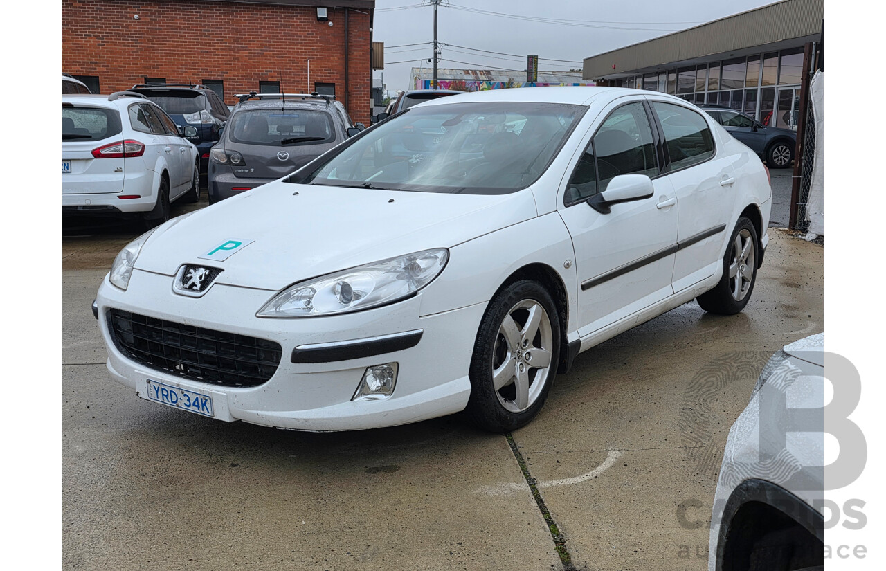 5/2006 Peugeot 407 ST HDi Executive MY05 4d Sedan White Turbo Diesel 2.0L