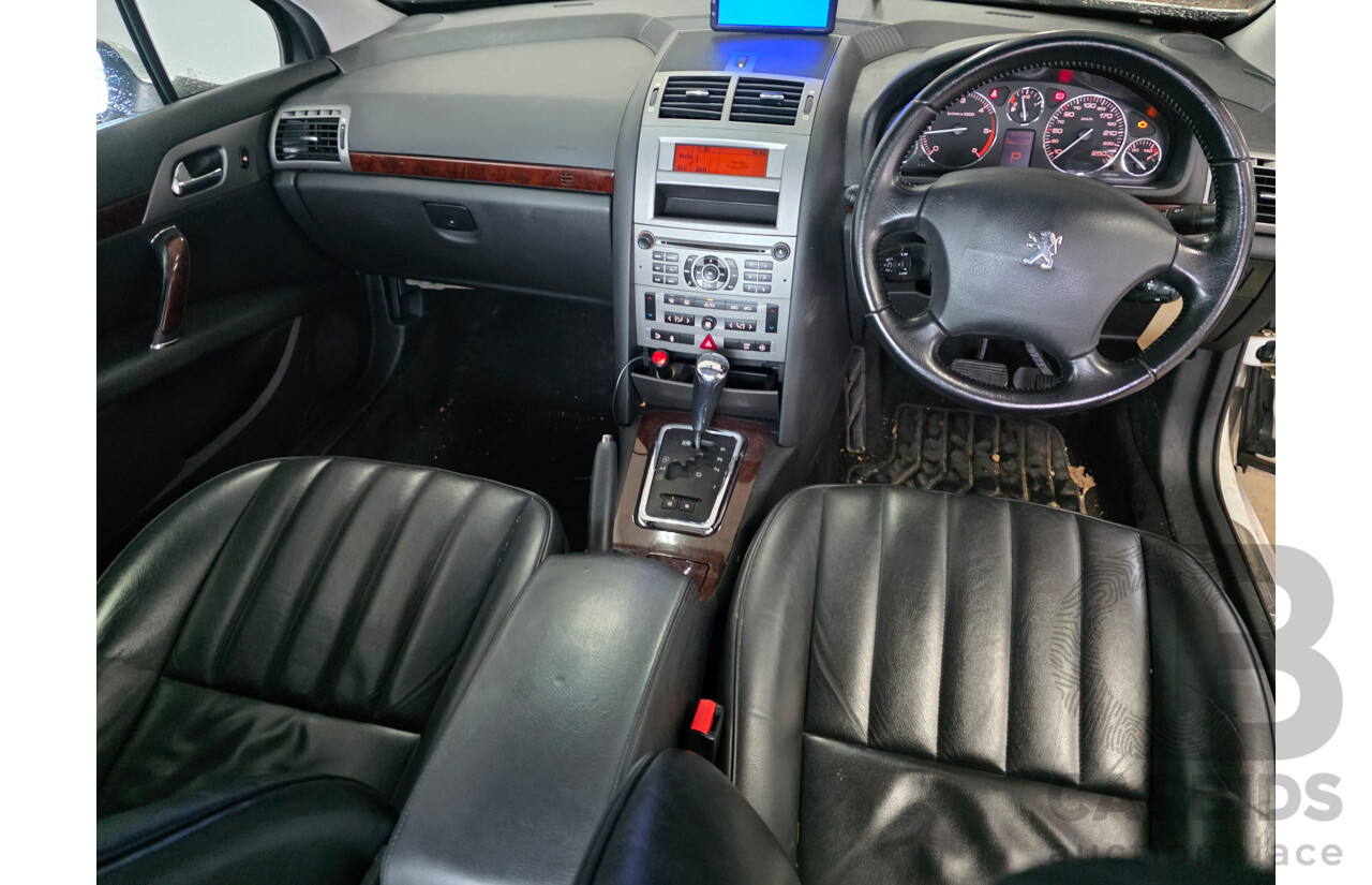 5/2006 Peugeot 407 ST HDi Executive MY05 4d Sedan White Turbo Diesel 2.0L