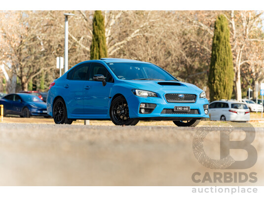 9/2015 Subaru WRX Hyper Blue (AWD) VA MY16 4d Sedan Hyper Blue Turbo 2.0L