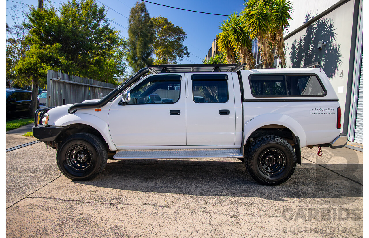 1/2014 Nissan Navara ST-R (4x4) D22 Series 5 Dual Cab P/Up Polar White Turbo Diesel 2.5L