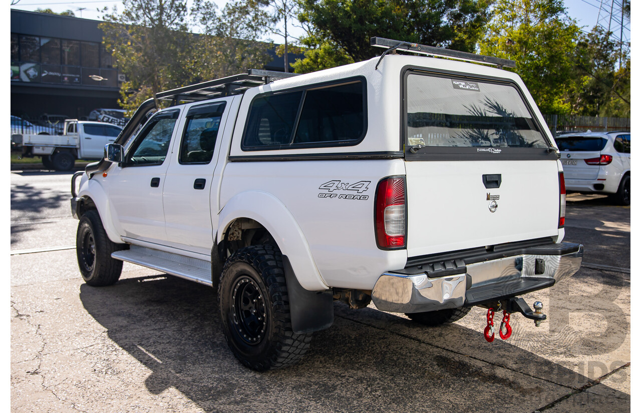 1/2014 Nissan Navara ST-R (4x4) D22 Series 5 Dual Cab P/Up Polar White Turbo Diesel 2.5L