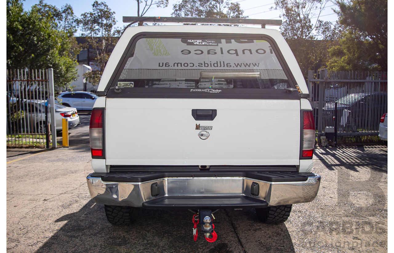 1/2014 Nissan Navara ST-R (4x4) D22 Series 5 Dual Cab P/Up Polar White Turbo Diesel 2.5L
