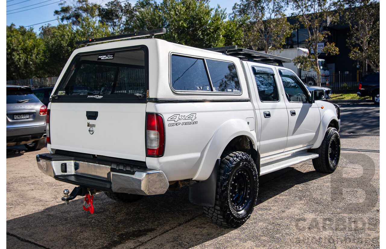 1/2014 Nissan Navara ST-R (4x4) D22 Series 5 Dual Cab P/Up Polar White Turbo Diesel 2.5L