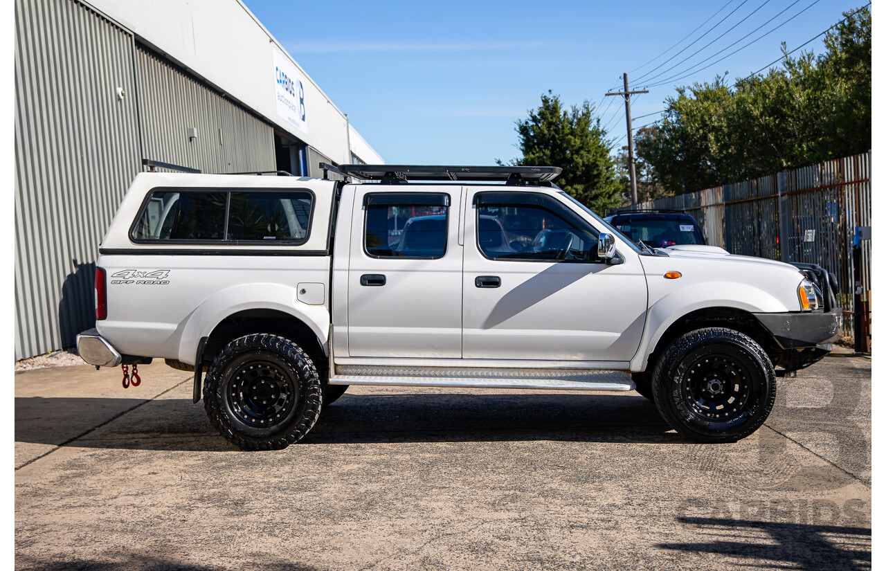 1/2014 Nissan Navara ST-R (4x4) D22 Series 5 Dual Cab P/Up Polar White Turbo Diesel 2.5L