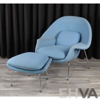 Reproduction Womb Chair and Ottoman