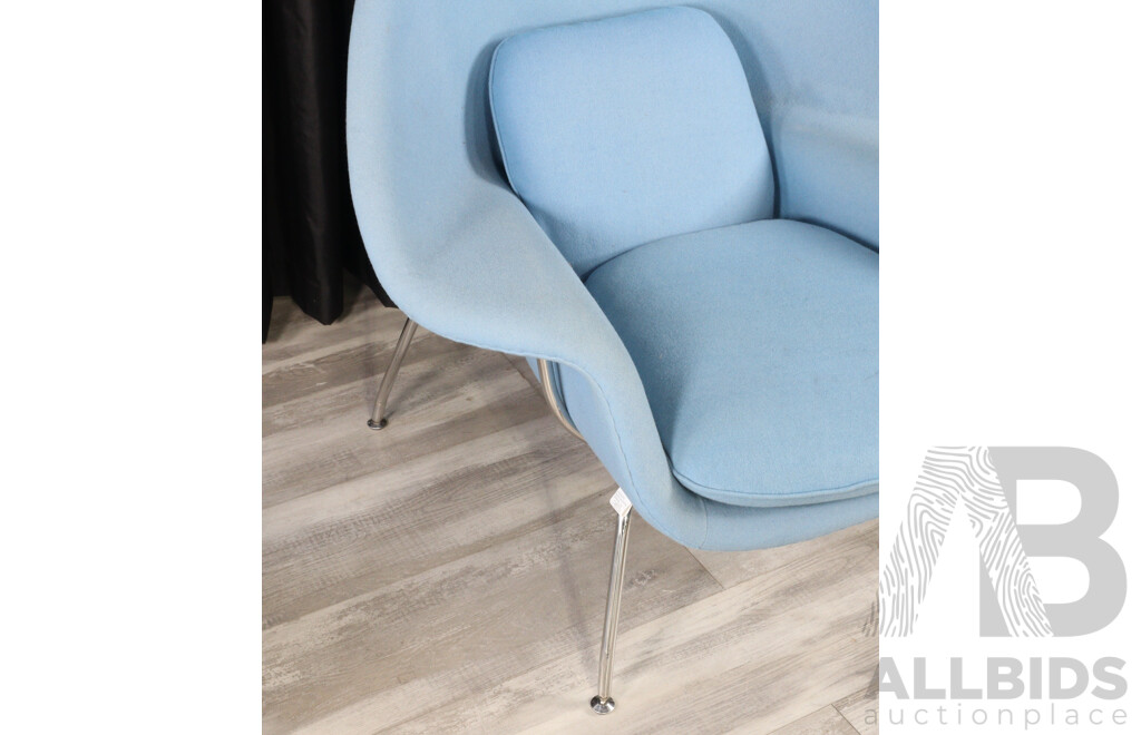 Reproduction Womb Chair and Ottoman