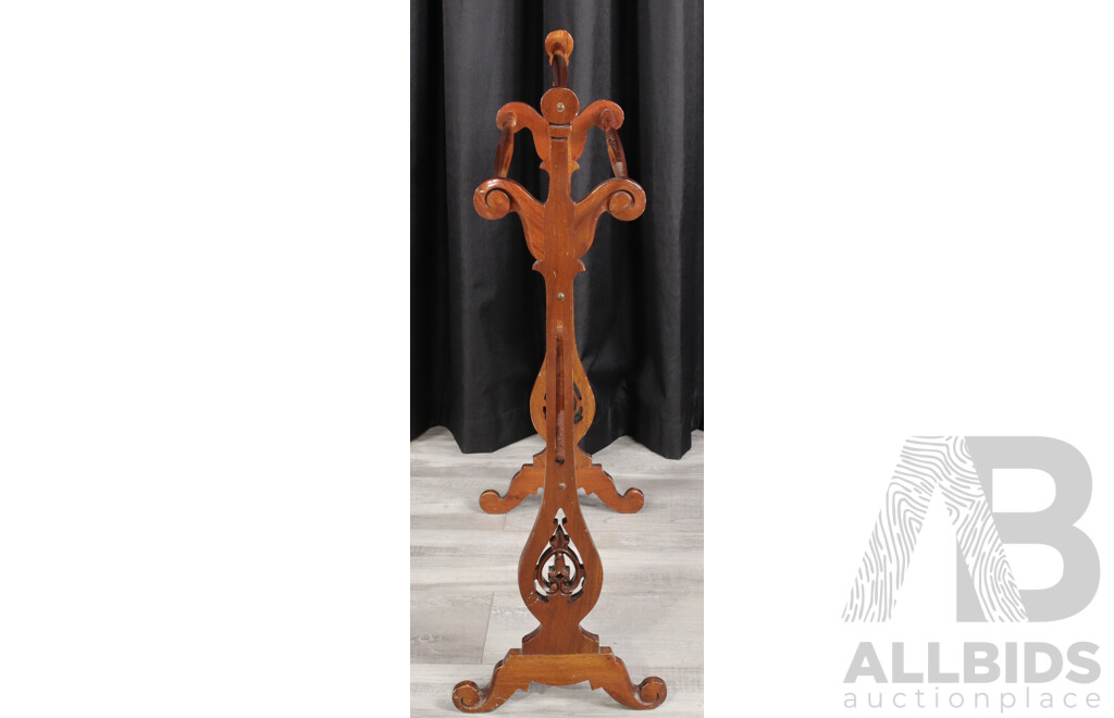 Reproduction Mahogany Towel Rail