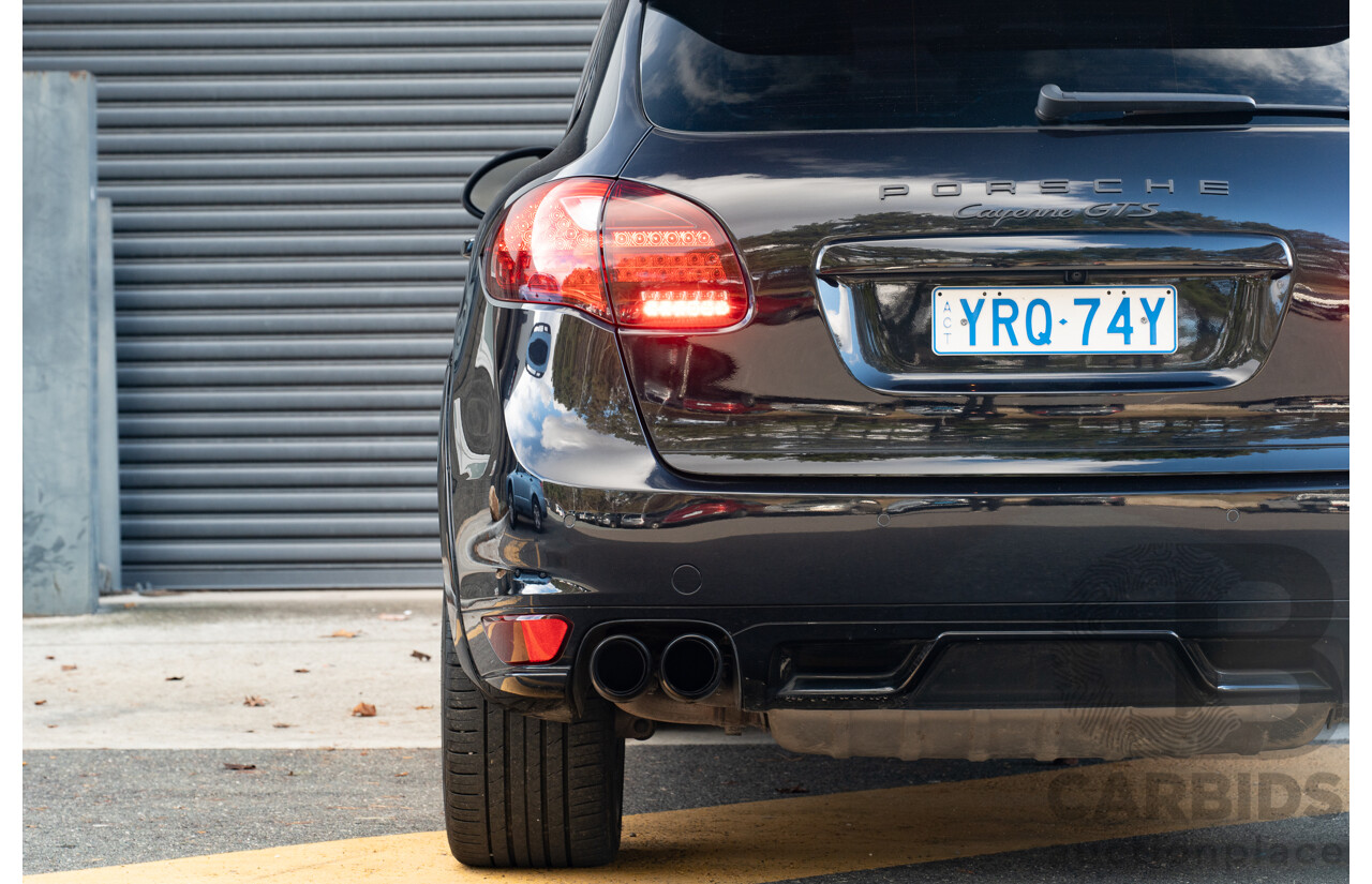 8/2013 Porsche Cayenne GTS 92A Series 2 (AWD) MY14 4d Wagon Jet Black V8 4.8L