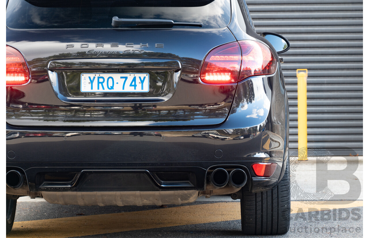 8/2013 Porsche Cayenne GTS 92A Series 2 (AWD) MY14 4d Wagon Jet Black V8 4.8L