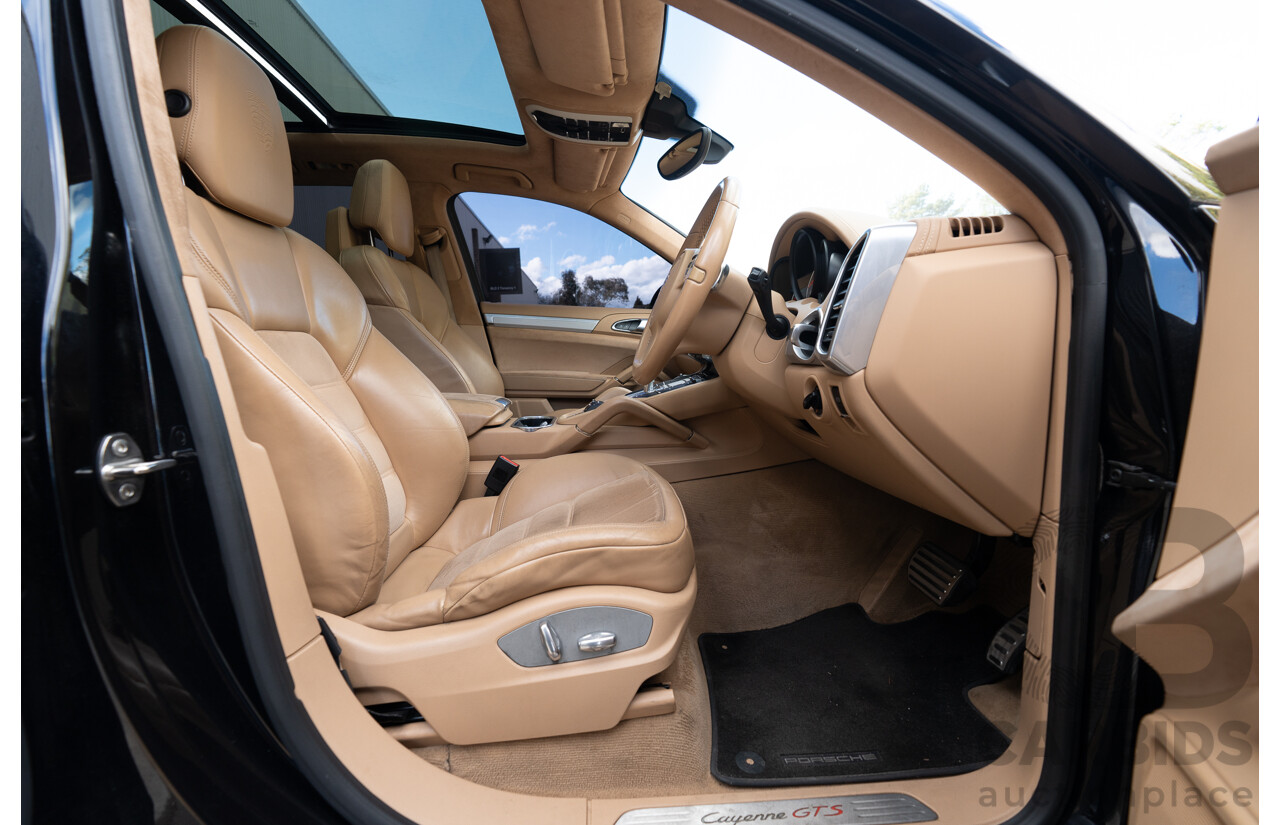 8/2013 Porsche Cayenne GTS 92A Series 2 (AWD) MY14 4d Wagon Jet Black V8 4.8L