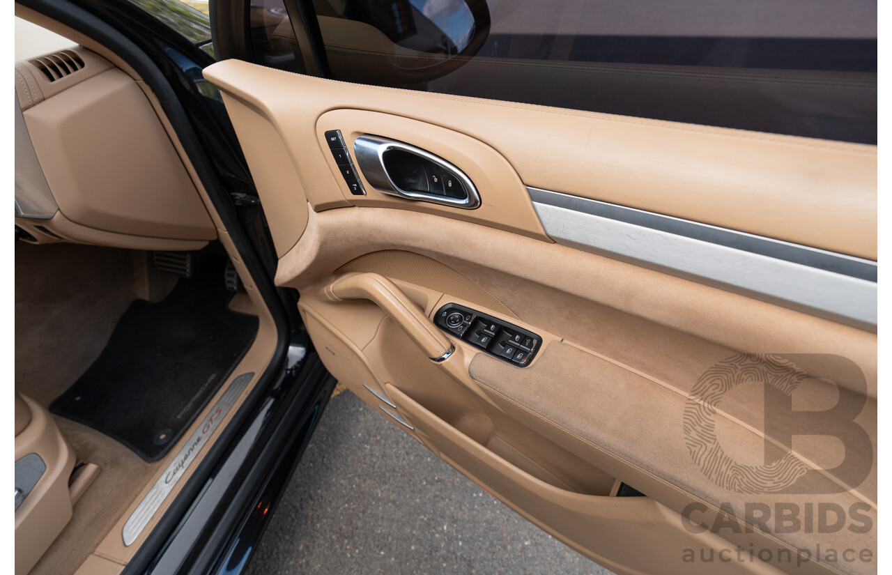 8/2013 Porsche Cayenne GTS 92A Series 2 (AWD) MY14 4d Wagon Jet Black V8 4.8L