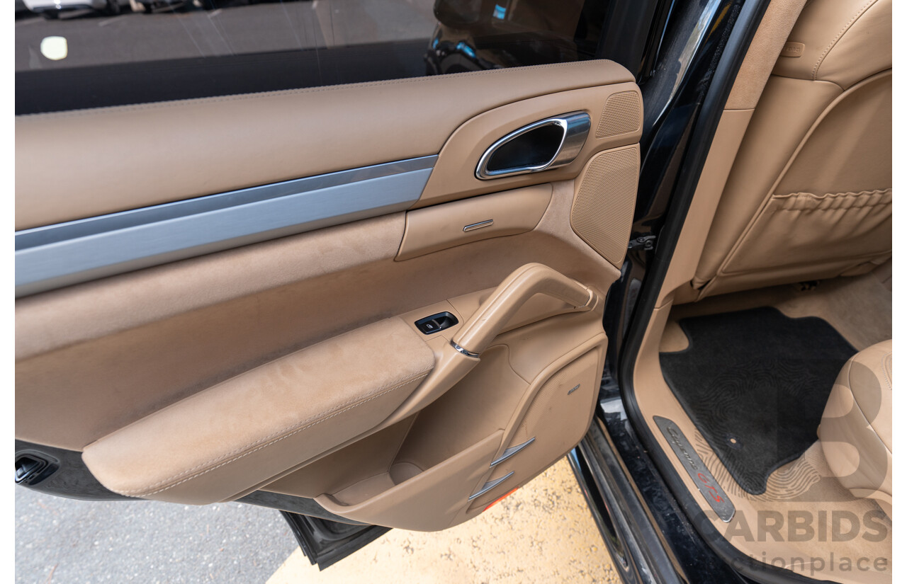 8/2013 Porsche Cayenne GTS 92A Series 2 (AWD) MY14 4d Wagon Jet Black V8 4.8L