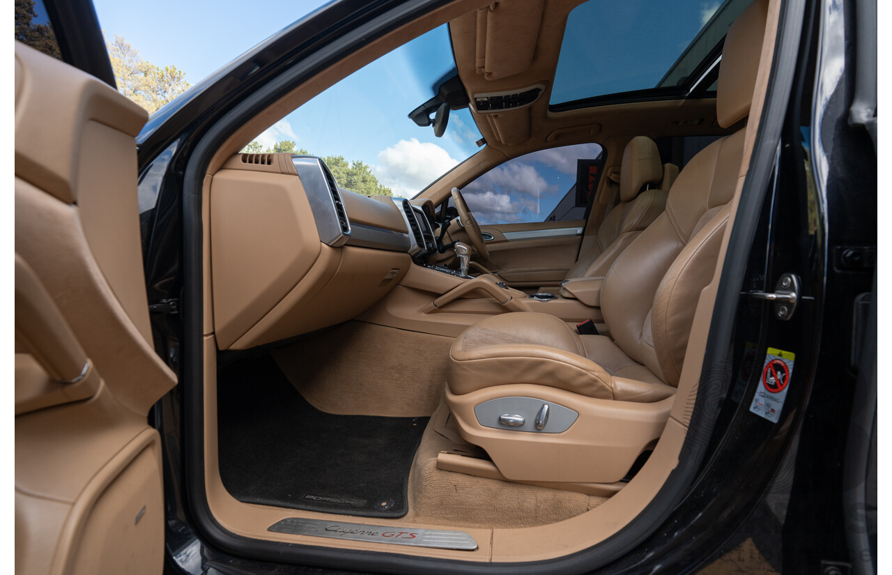8/2013 Porsche Cayenne GTS 92A Series 2 (AWD) MY14 4d Wagon Jet Black V8 4.8L