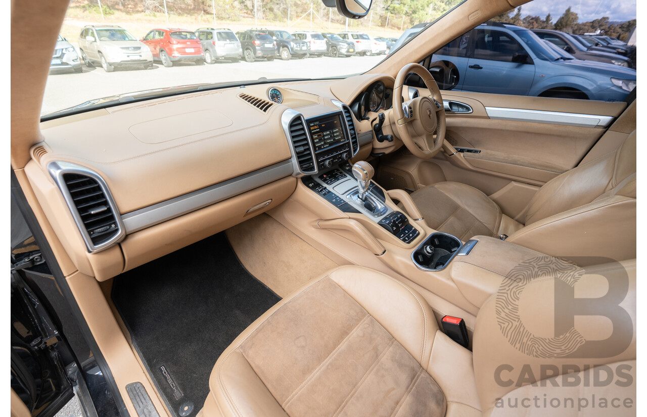 8/2013 Porsche Cayenne GTS 92A Series 2 (AWD) MY14 4d Wagon Jet Black V8 4.8L