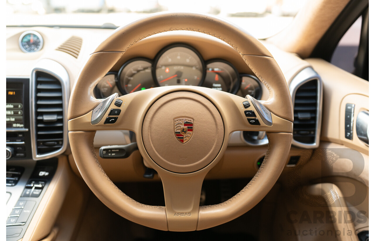 8/2013 Porsche Cayenne GTS 92A Series 2 (AWD) MY14 4d Wagon Jet Black V8 4.8L