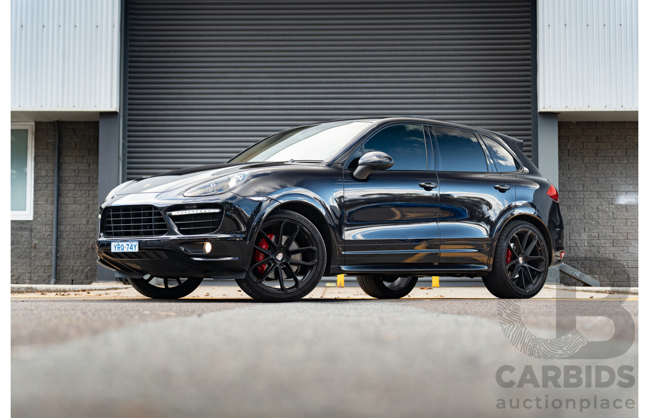 8/2013 Porsche Cayenne GTS 92A Series 2 (AWD) MY14 4d Wagon Jet Black V8 4.8L