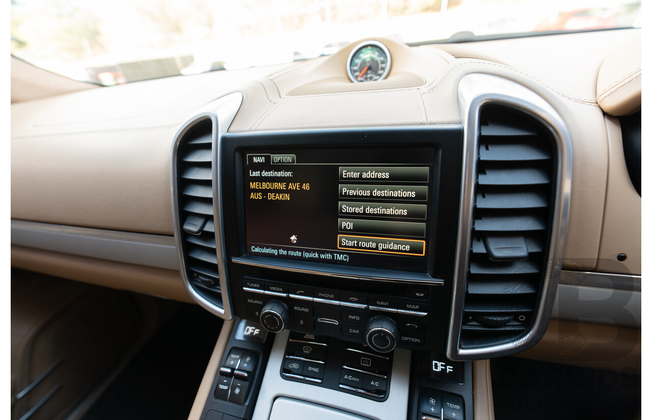 8/2013 Porsche Cayenne GTS 92A Series 2 (AWD) MY14 4d Wagon Jet Black V8 4.8L