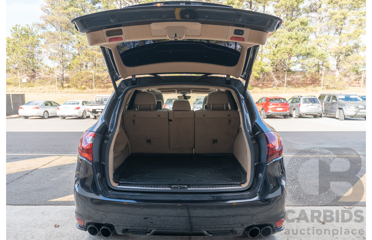 8/2013 Porsche Cayenne GTS 92A Series 2 (AWD) MY14 4d Wagon Jet Black V8 4.8L