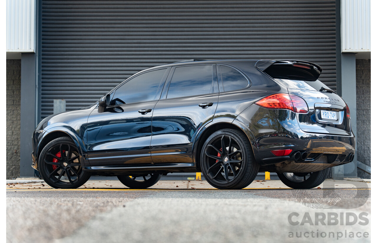 8/2013 Porsche Cayenne GTS 92A Series 2 (AWD) MY14 4d Wagon Jet Black V8 4.8L
