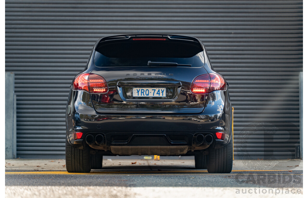 8/2013 Porsche Cayenne GTS 92A Series 2 (AWD) MY14 4d Wagon Jet Black V8 4.8L