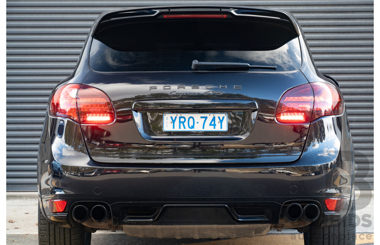 8/2013 Porsche Cayenne GTS 92A Series 2 (AWD) MY14 4d Wagon Jet Black V8 4.8L
