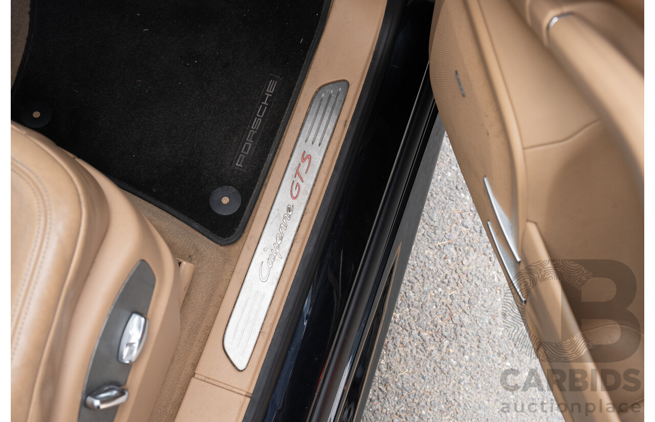 8/2013 Porsche Cayenne GTS 92A Series 2 (AWD) MY14 4d Wagon Jet Black V8 4.8L