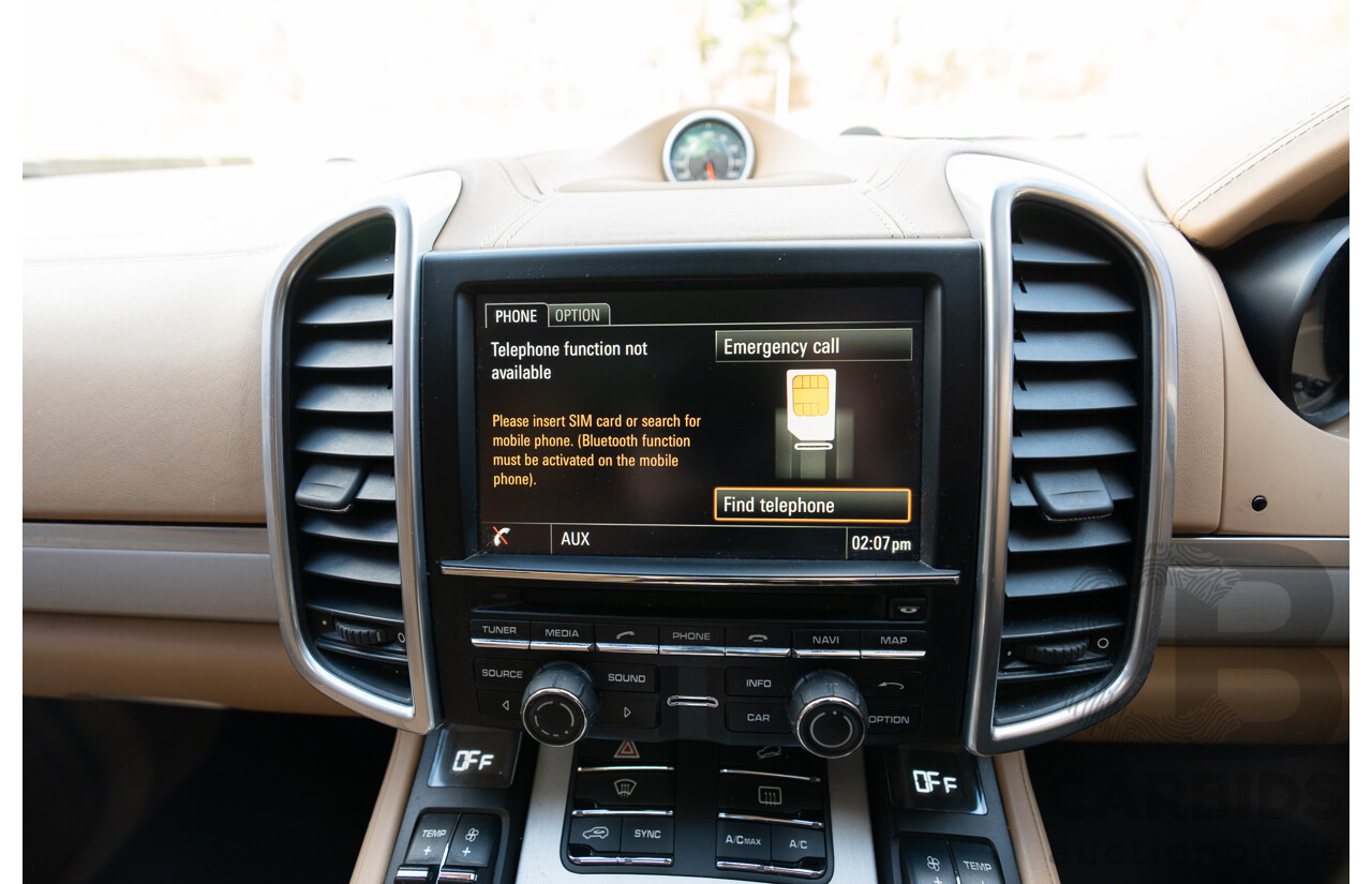 8/2013 Porsche Cayenne GTS 92A Series 2 (AWD) MY14 4d Wagon Jet Black V8 4.8L